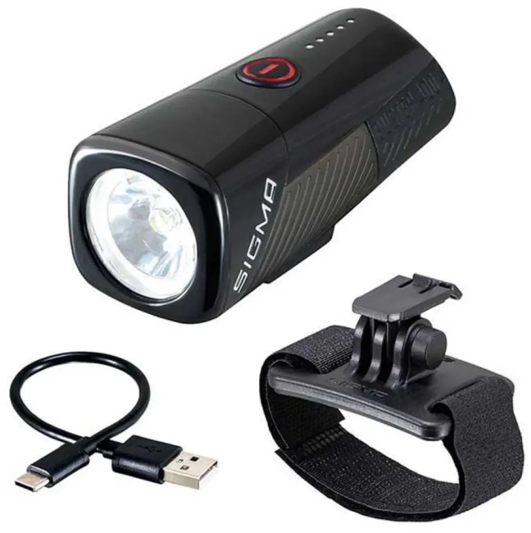 Sigma Buster 400 HL Koplamp - Zwart