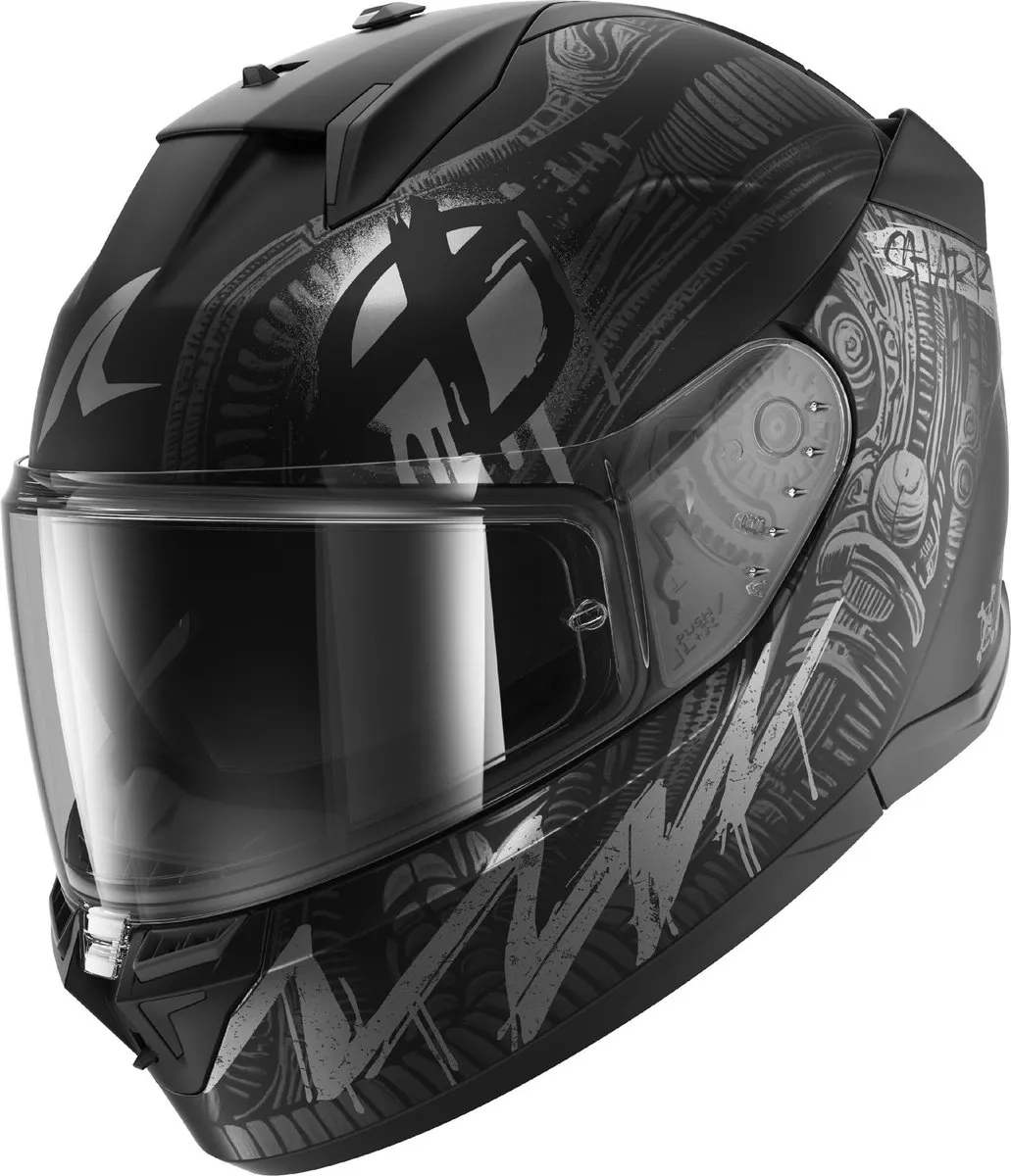 Shark D-Skwal 3 Shiever Helm - Maat L - Rood/Zwart/Anthraciet