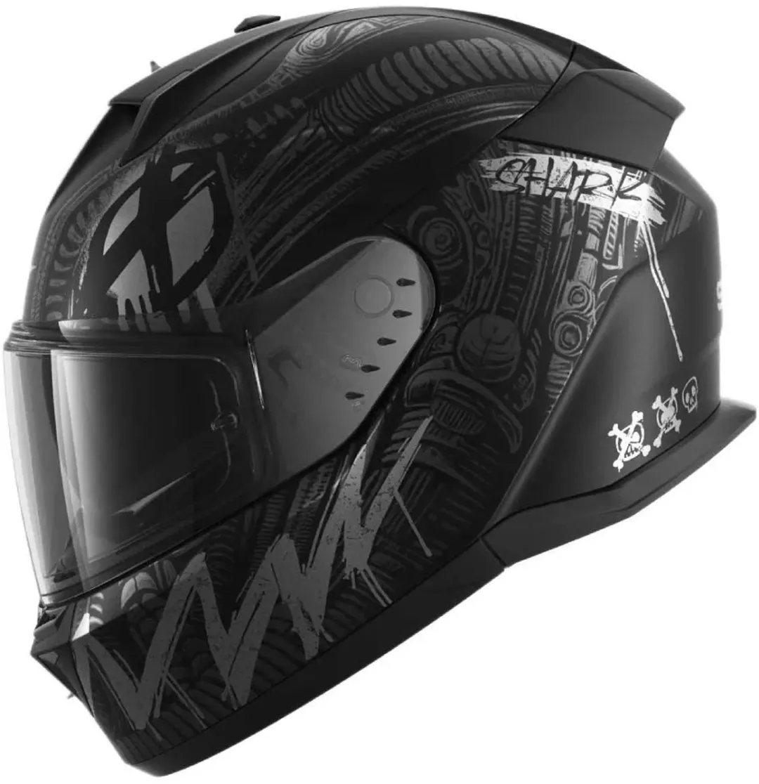 Shark D-Skwal 3 Shiever Helm - Maat L - Rood/Zwart/Anthraciet