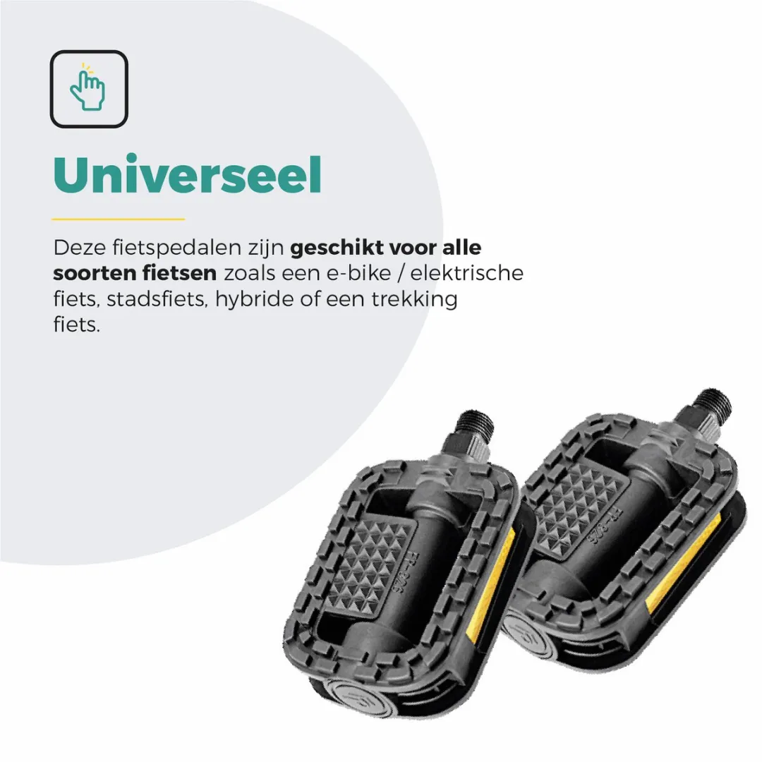 Voltano Antislip E-bike Pedalen 421112 - Zwart
