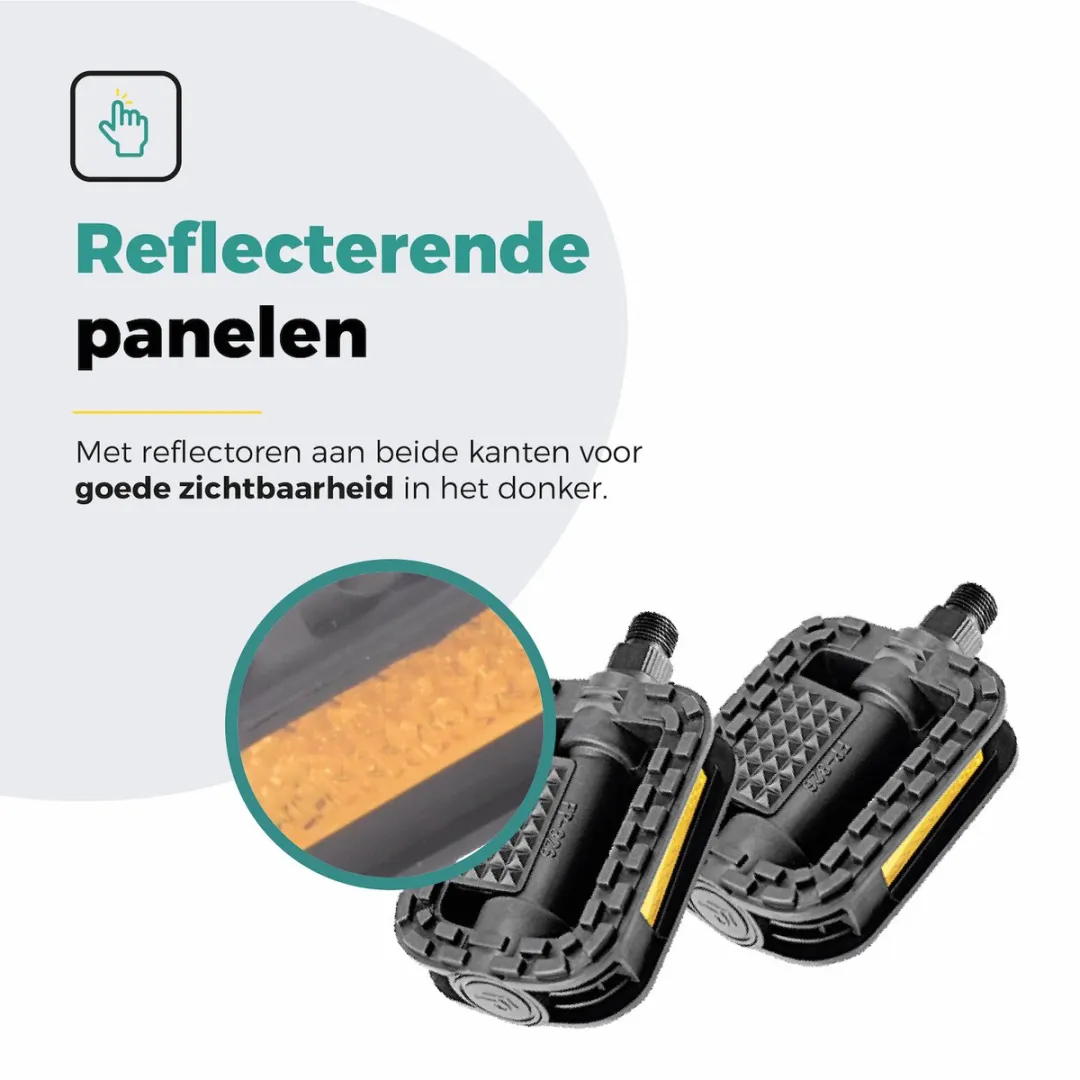 Voltano Antislip E-bike Pedalen 421112 - Zwart - afbeelding 6 van 6
