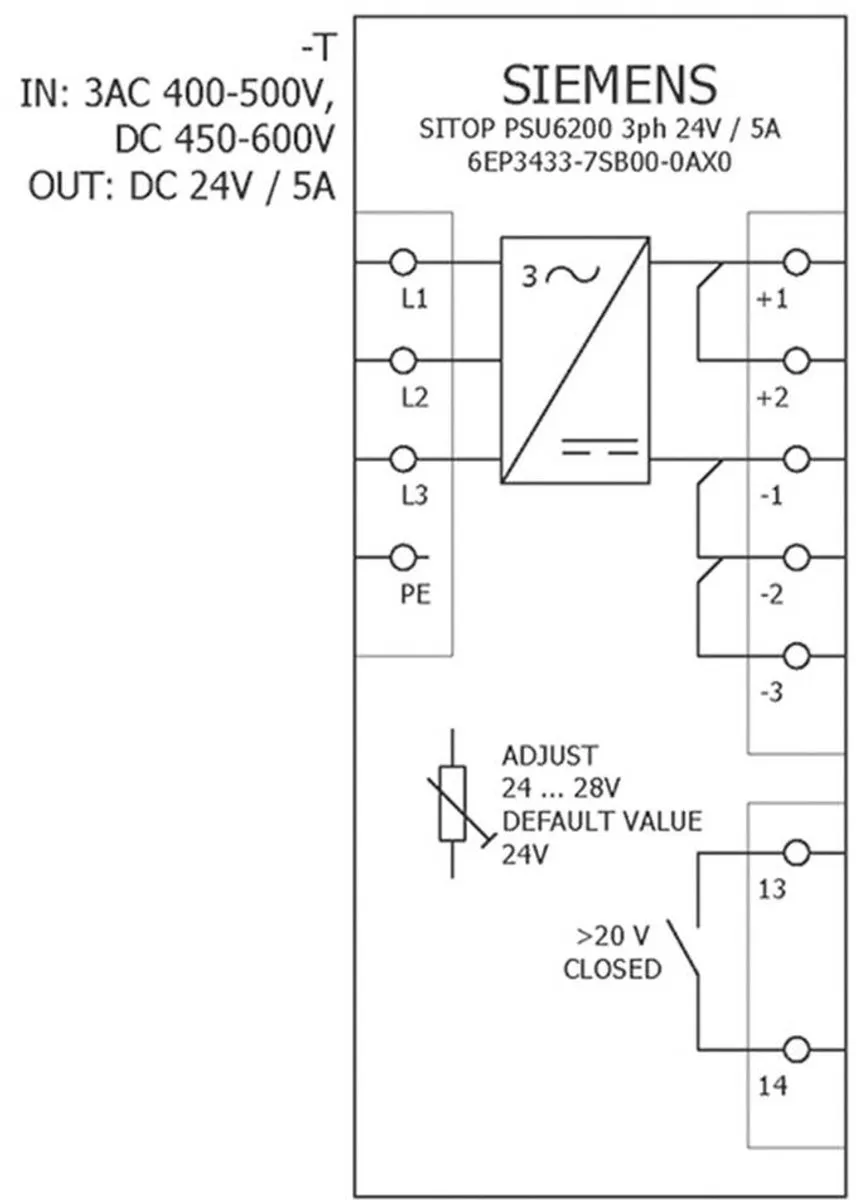Siemens 6EP34347SB003AX0 DIN-rail Netvoeding 240W
