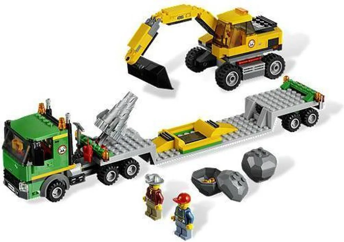 LEGO City Graafmachinetransport 4203 - 305 Stukken - afbeelding 2 van 6