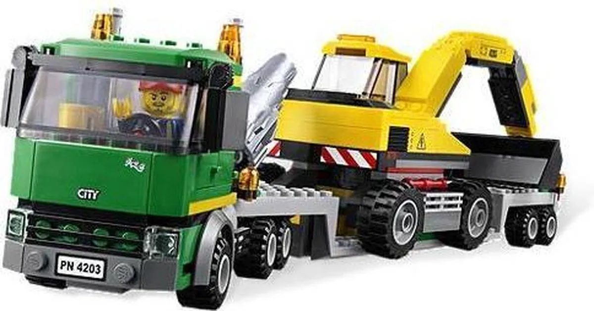 LEGO City Graafmachinetransport 4203 - 305 Stukken - afbeelding 3 van 6
