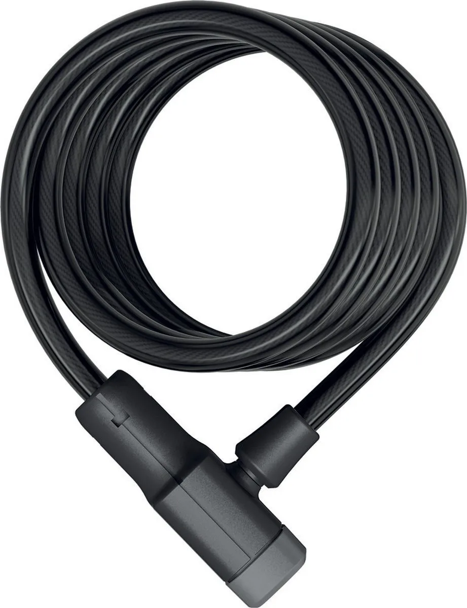 ABUS Primo 5510K/180 Spiraalkabelslot 10mm - 180cm - Zwart
