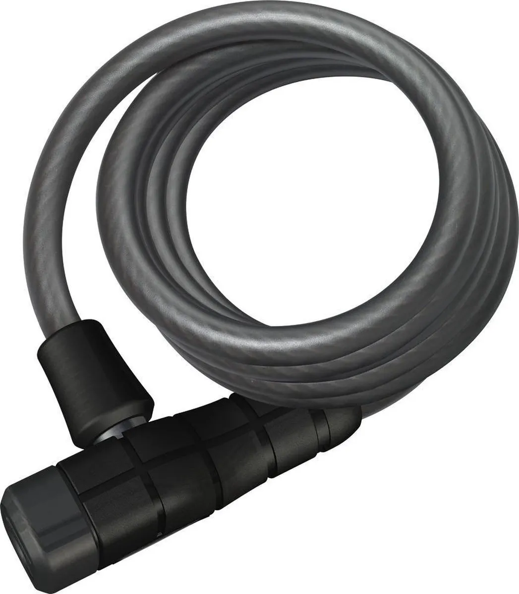 ABUS Primo 5510K/180 Spiraalkabelslot 10mm - 180cm - Zwart - afbeelding 6 van 6