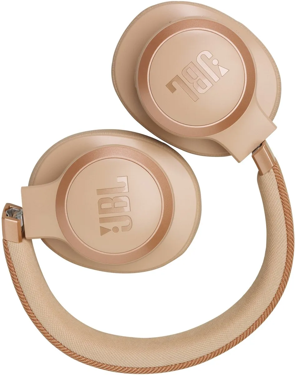 JBL Live 770NC Noise Cancelling Koptelefoon - 65u - Zand