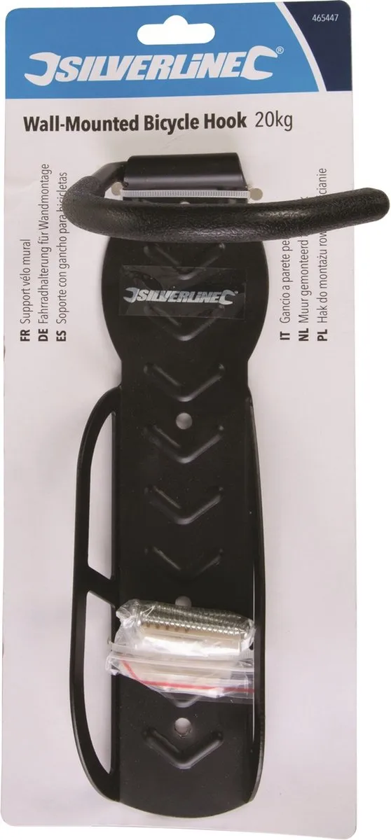 Silverline Muurhaak voor fiets - Heavy Duty 20 kg