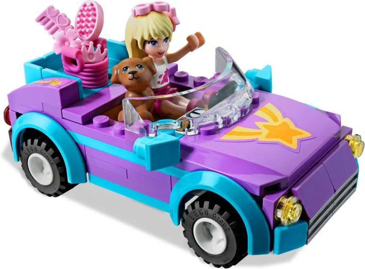 LEGO Friends Cabriolet 3183 - 130 Stukken - Paars