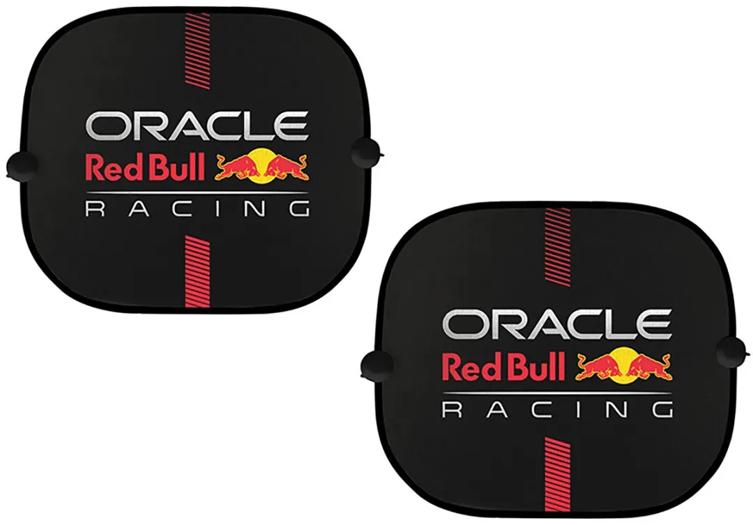 Red Bull Racing Auto Zonnescherm - 2 Stuks - Meerkleurig