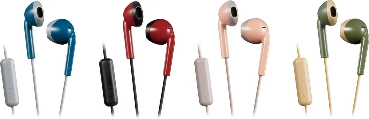JVC HA-F19M-RB-E In-Ear Oordopjes - Rood/Grijs