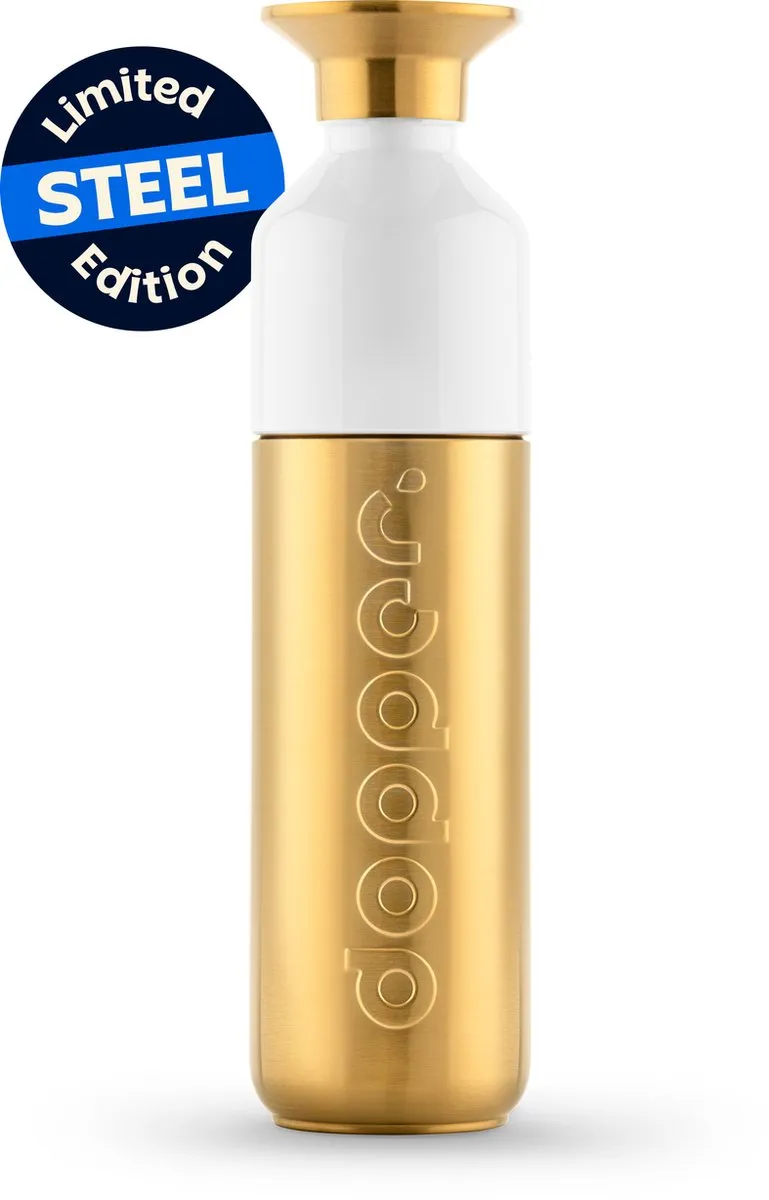 Dopper Steel Limited Edition Drinkfles 490ml - Goud