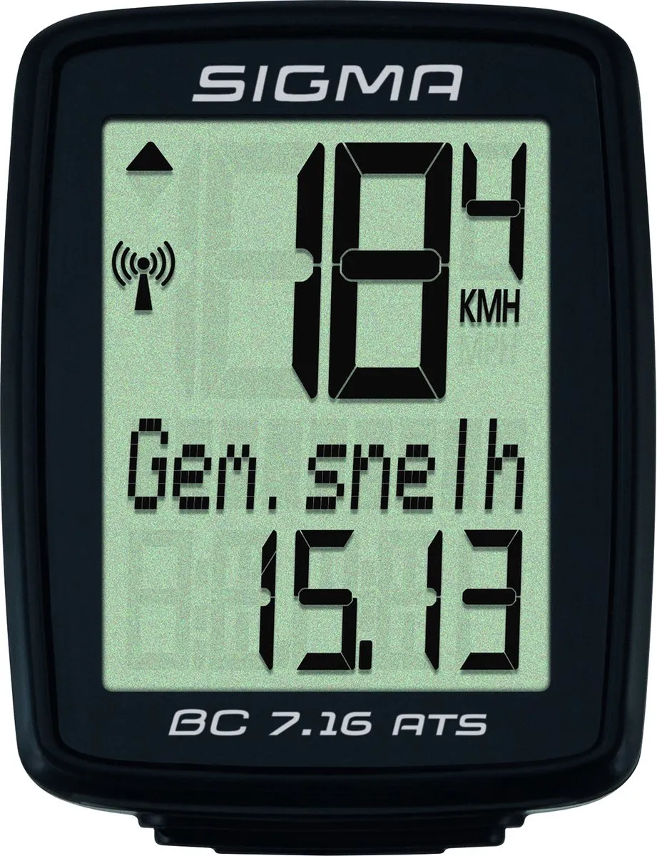 Sigma Fietscomputer BC 7.16 ATS