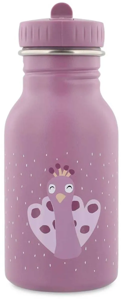 Trixie Mrs. Peacock RVS Waterfles 350ml - Paars