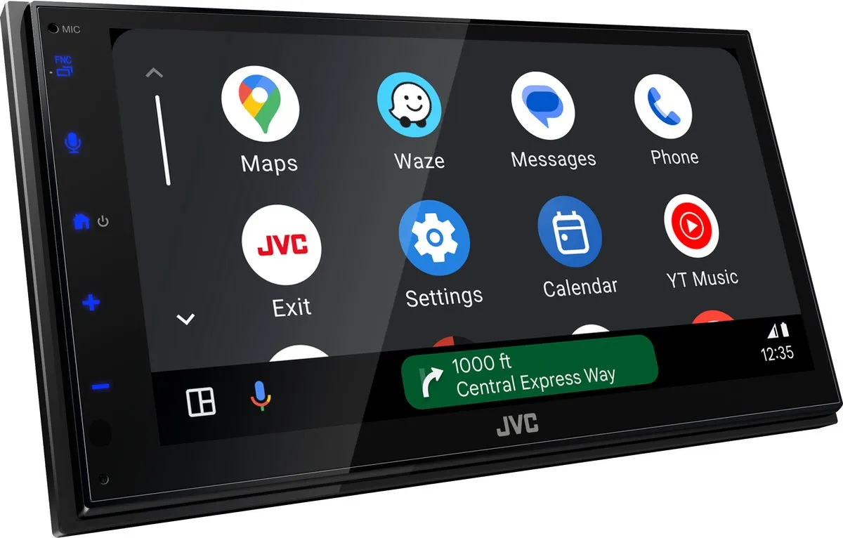 JVC KW-M595DBT Mechless' 2DIN AV DAB+ Receiver met 6.8" High Res scherm