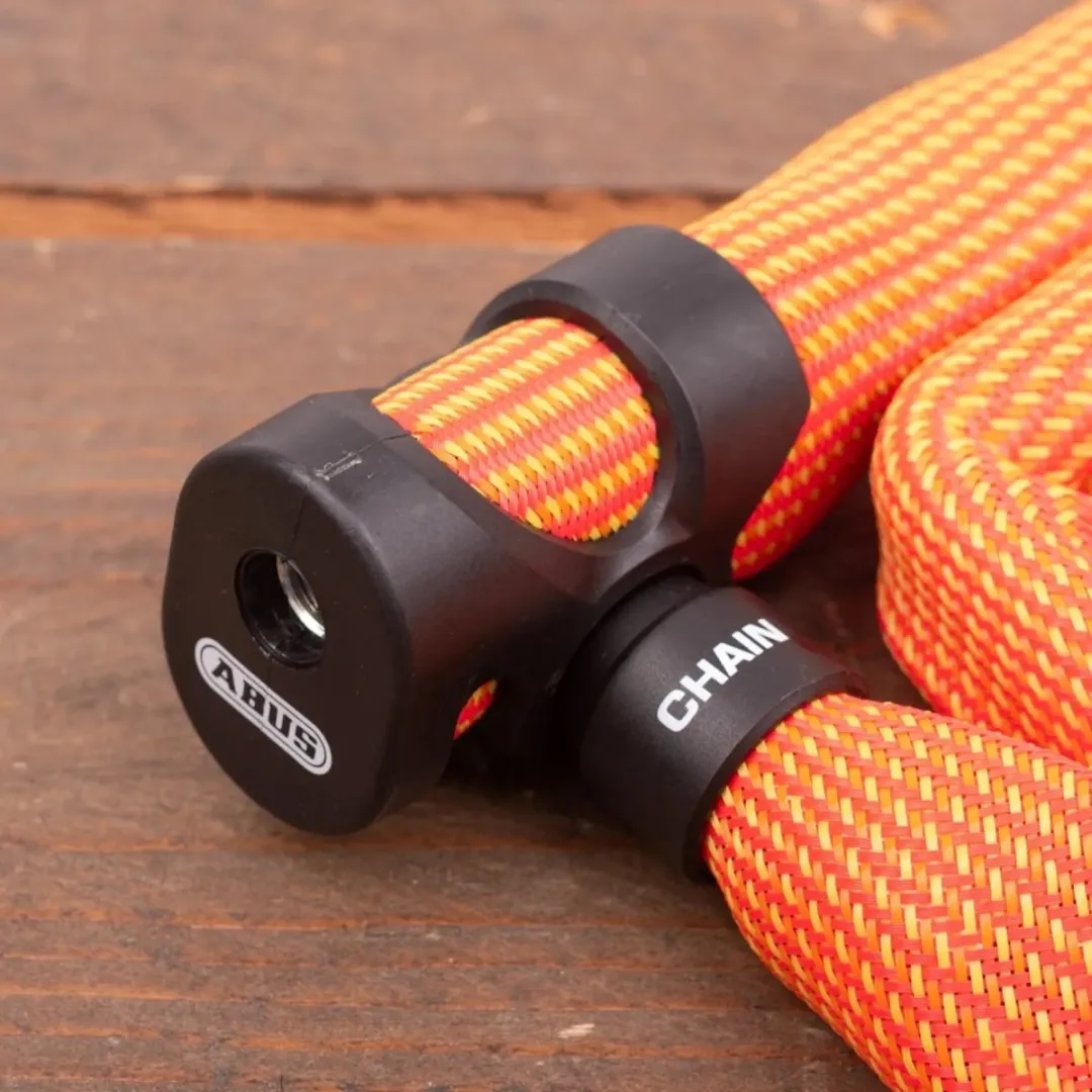 ABUS IvyTex 7210/110 Kettingslot - Sparkling Orange
