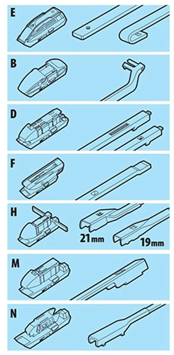 Lampa Voorruitwisserblad 53cm - Zwart