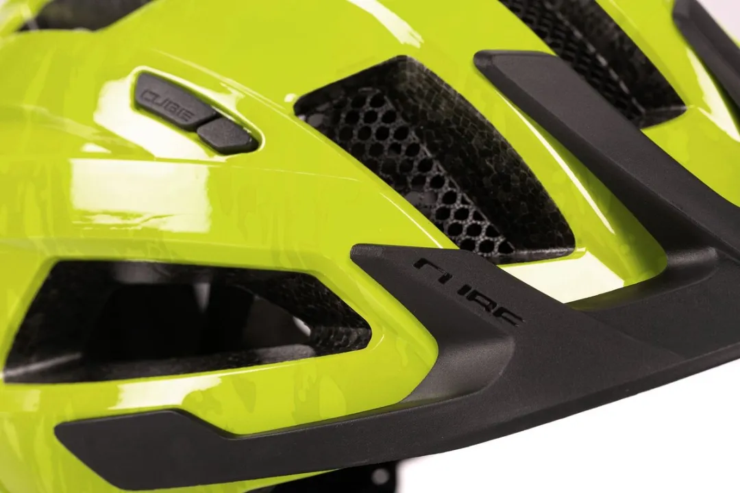 Cube Steep Fietshelm - 52-57cm - Citroengeel