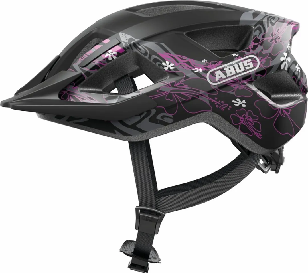 ABUS Aduro 3.0 Helm - Maorizwartberry - M 52-58cm