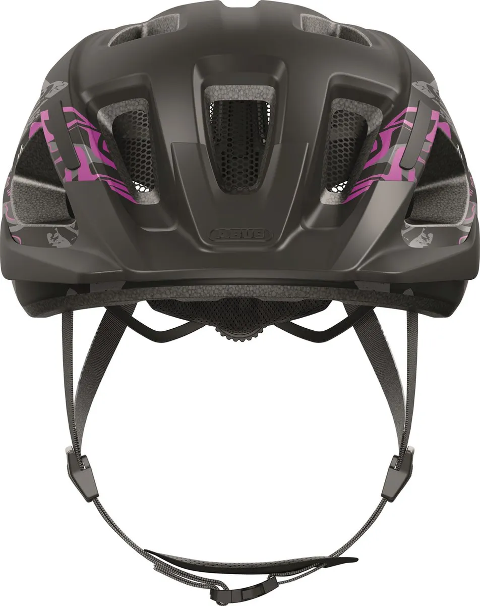 ABUS Aduro 3.0 Helm - Maorizwartberry - M 52-58cm