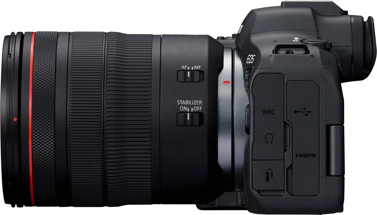 Canon EOS R6 Mark II RF 24-105mm F4L IS USM - 24.2MP - Zwart