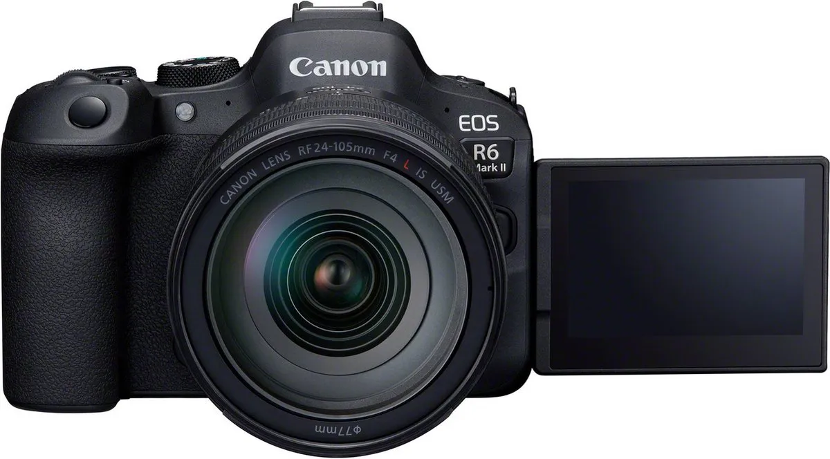 Canon EOS R6 Mark II RF 24-105mm F4L IS USM - 24.2MP - Zwart