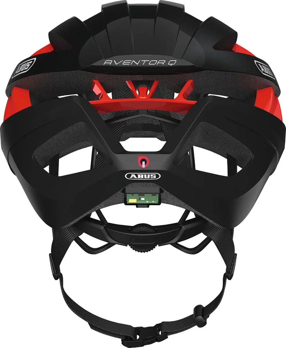 ABUS Aventor Quin Helm - L/XL - 10 Ventilatieopeningen - Zwart/Rood