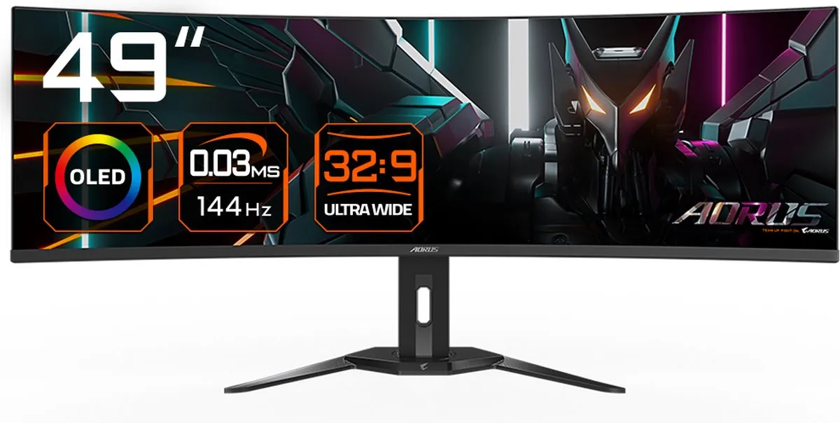 Gigabyte AORUS CO49DQ Curved OLED Ultrawide Monitor 49"