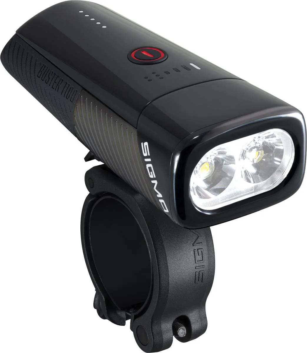 Sigma BUSTER 1100 USB LED Fietslamp - 1100 Lumen - Zwart