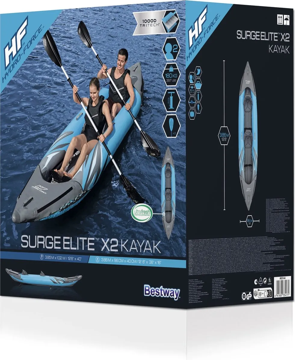 Bestway Surge Elite 65144-1 Tweepersoons Kajak