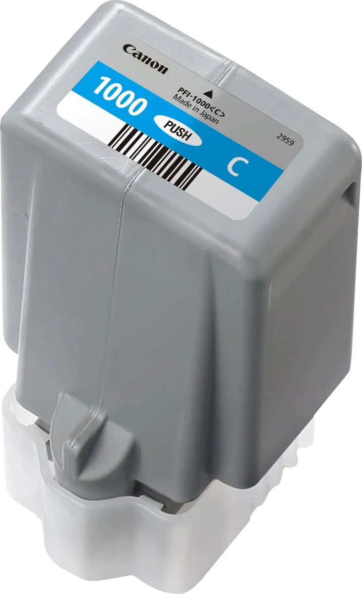 Canon PFI-1000 C Cyaan - 80ml