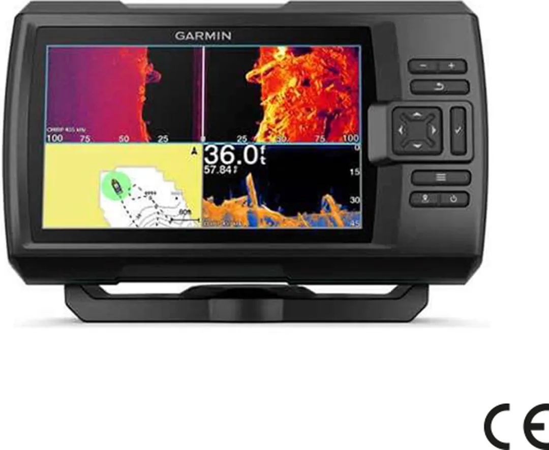 Garmin Striker Vivid 7sv Fishfinder - GT52HW-TM Transducer - Zwart