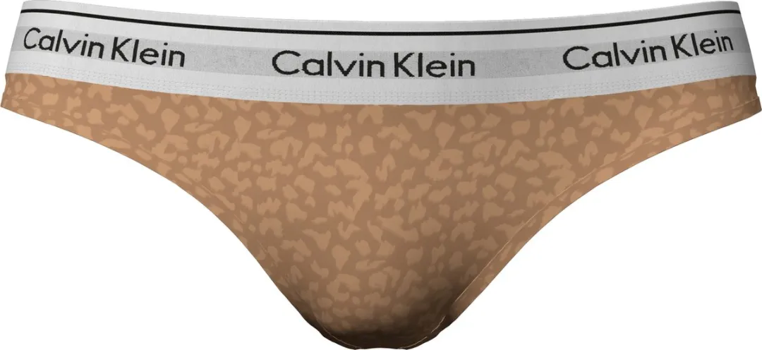 Calvin Klein CK83 Dames Tanga - Bruin L
