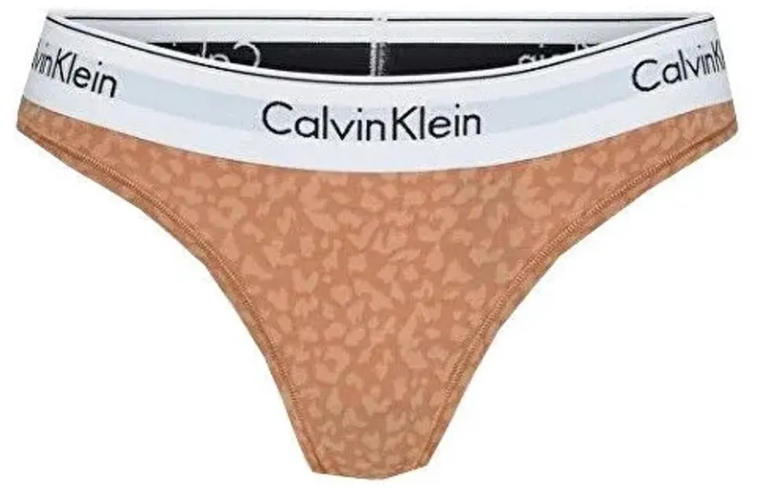 Calvin Klein CK83 Dames Tanga - Bruin L