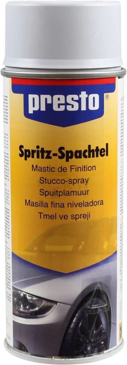Presto Spuitplamuur Grijs 400ml