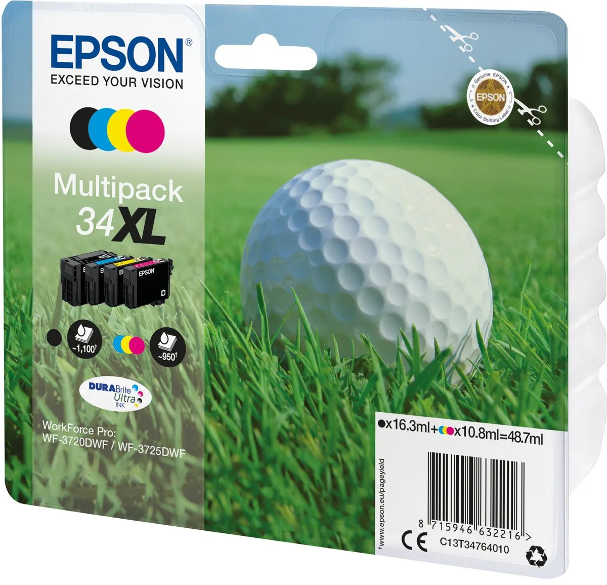 Epson 34XL Inktcartridge Multipack