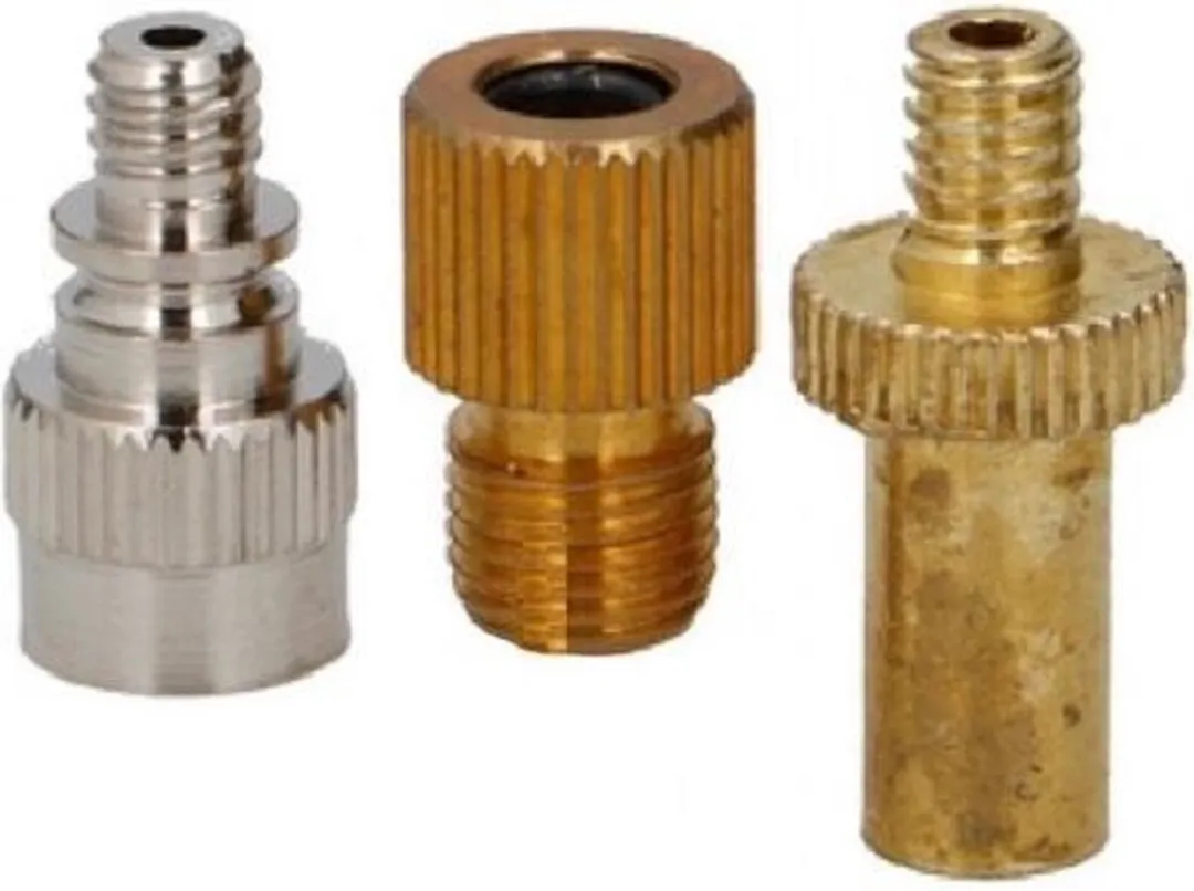 Dunlop Ventieladapters 3-delig - Fietspomp - Goud