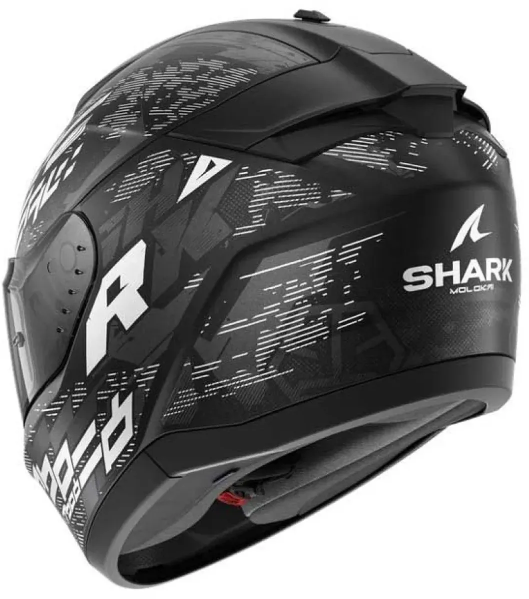 Shark Ridill 2 Molokai Integraal Helm - Maat M - Mat Zwart/Wit/Zilver