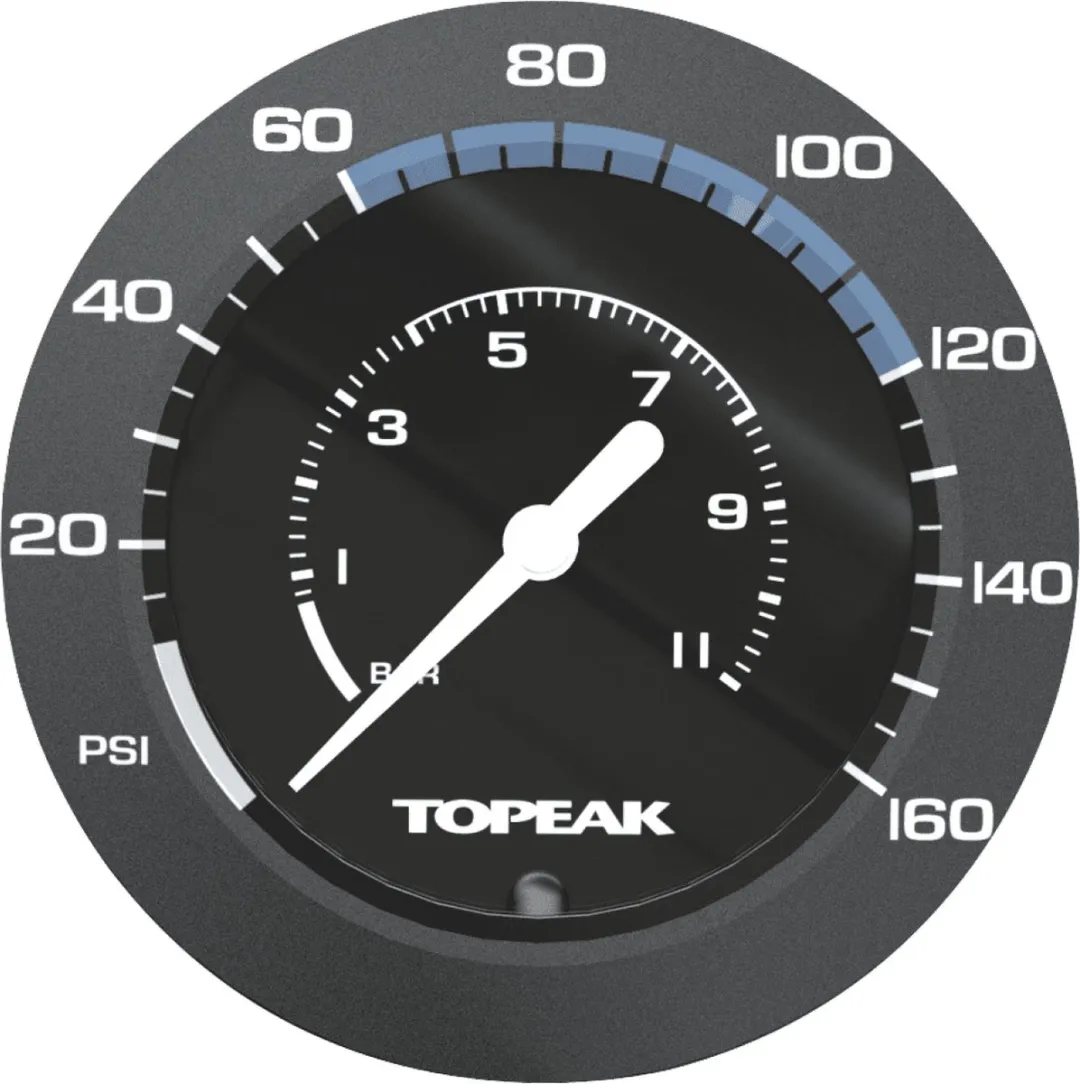 Topeak Joeblow Roadie EX Vloerpomp - Zwart