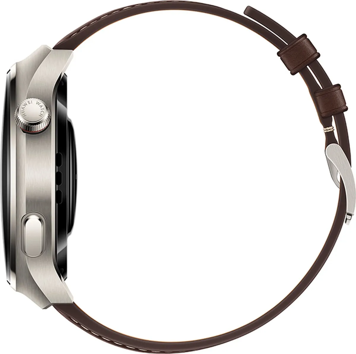 Huawei Watch 4 Pro Classic - 47mm - Bruin Leder - Titanium