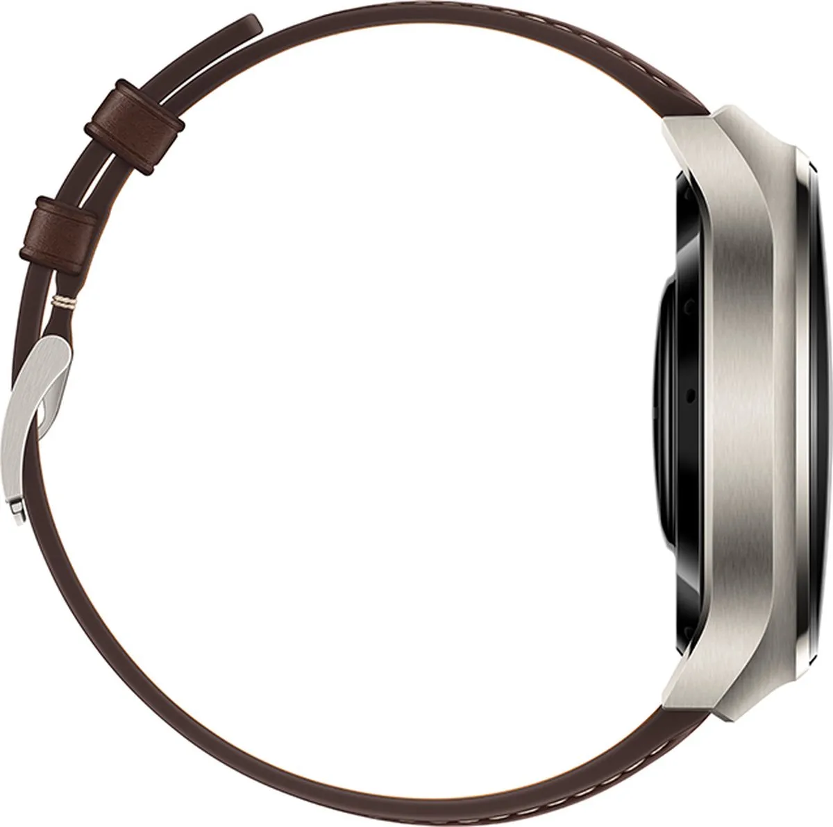 Huawei Watch 4 Pro Classic - 47mm - Bruin Leder - Titanium
