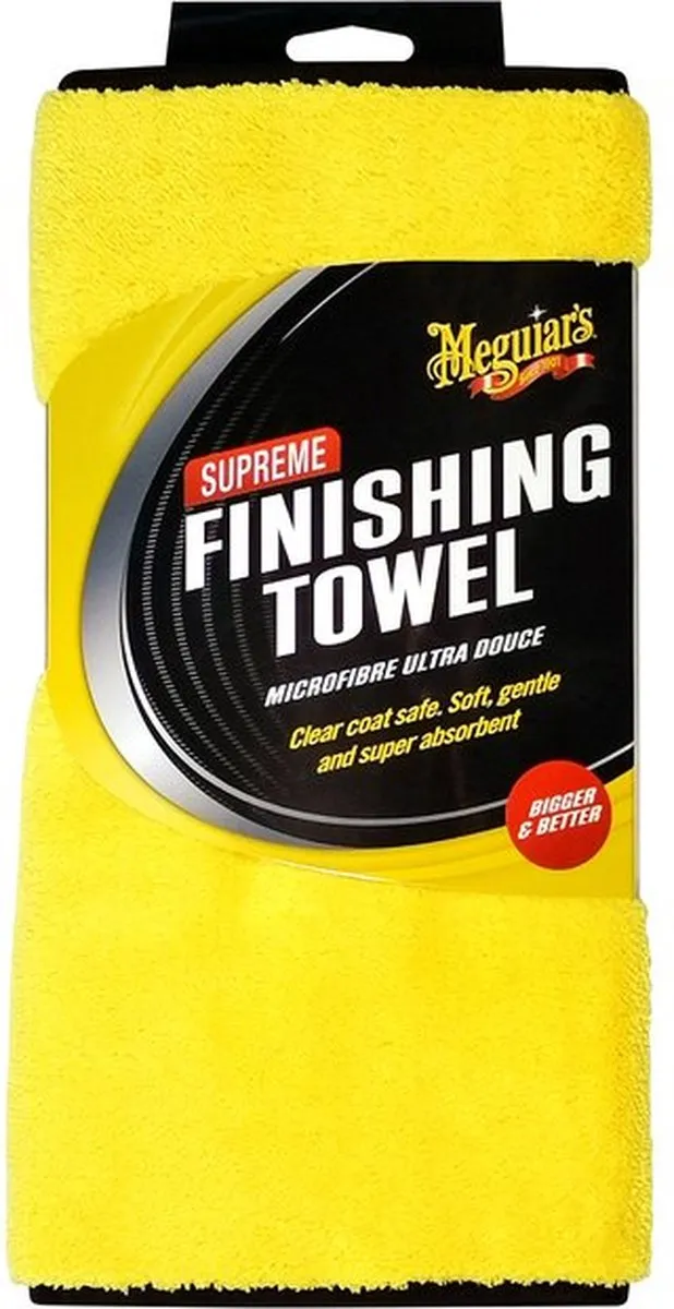 Meguiar's Supreme Finishing Towel 30x50cm - Geel
