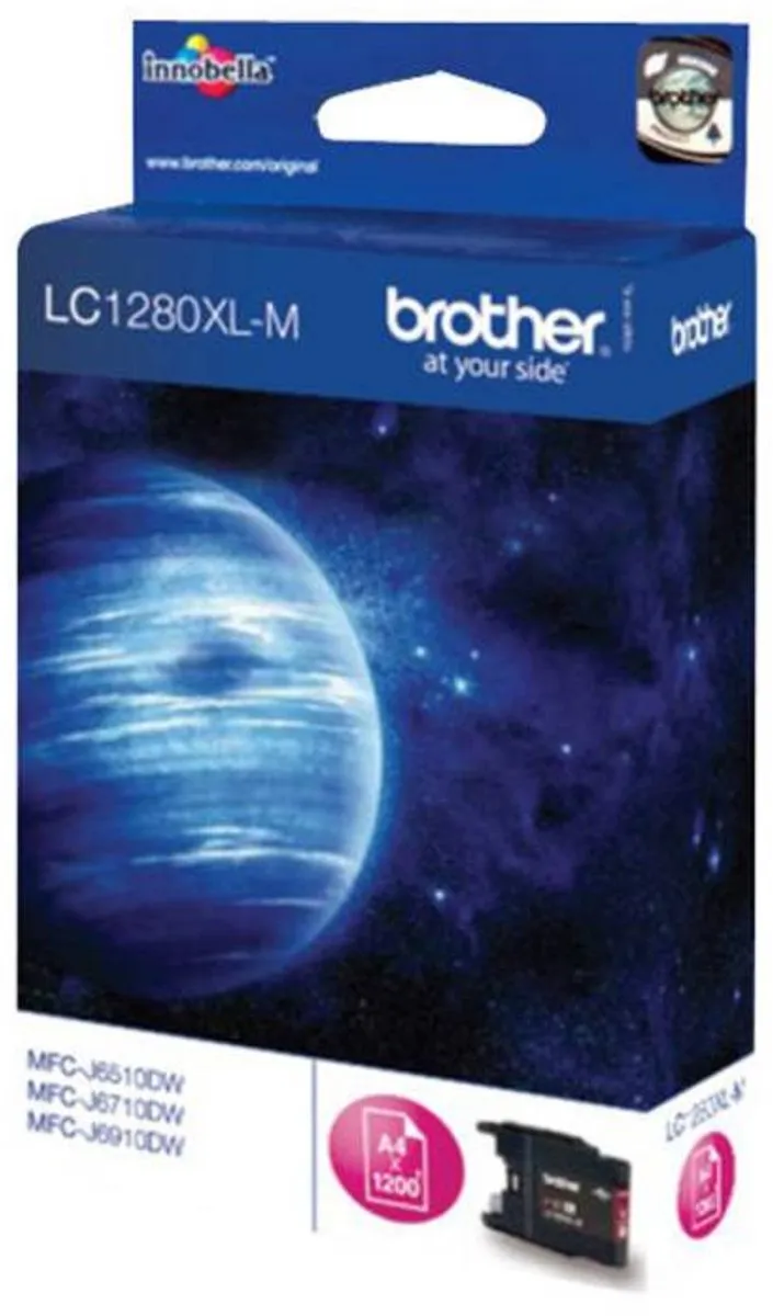 Brother LC-1280XLM Inktcartridge - Magenta