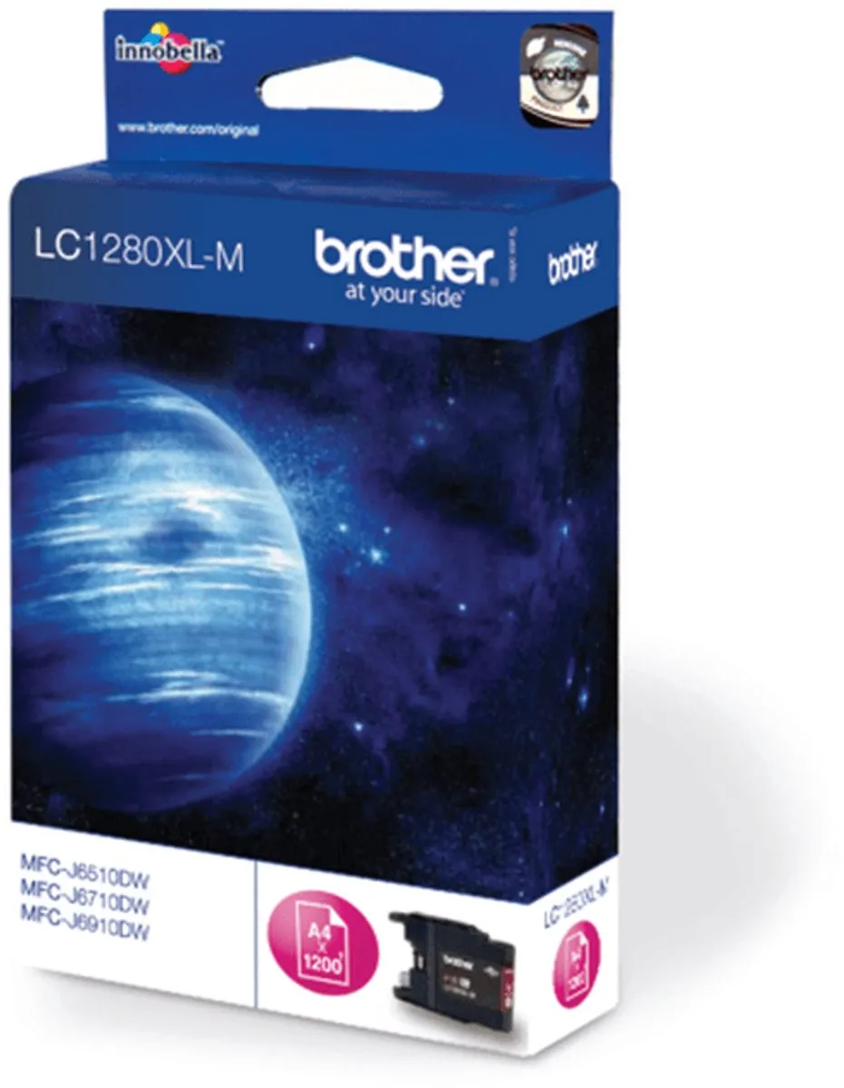 Brother LC-1280XLM Inktcartridge - Magenta