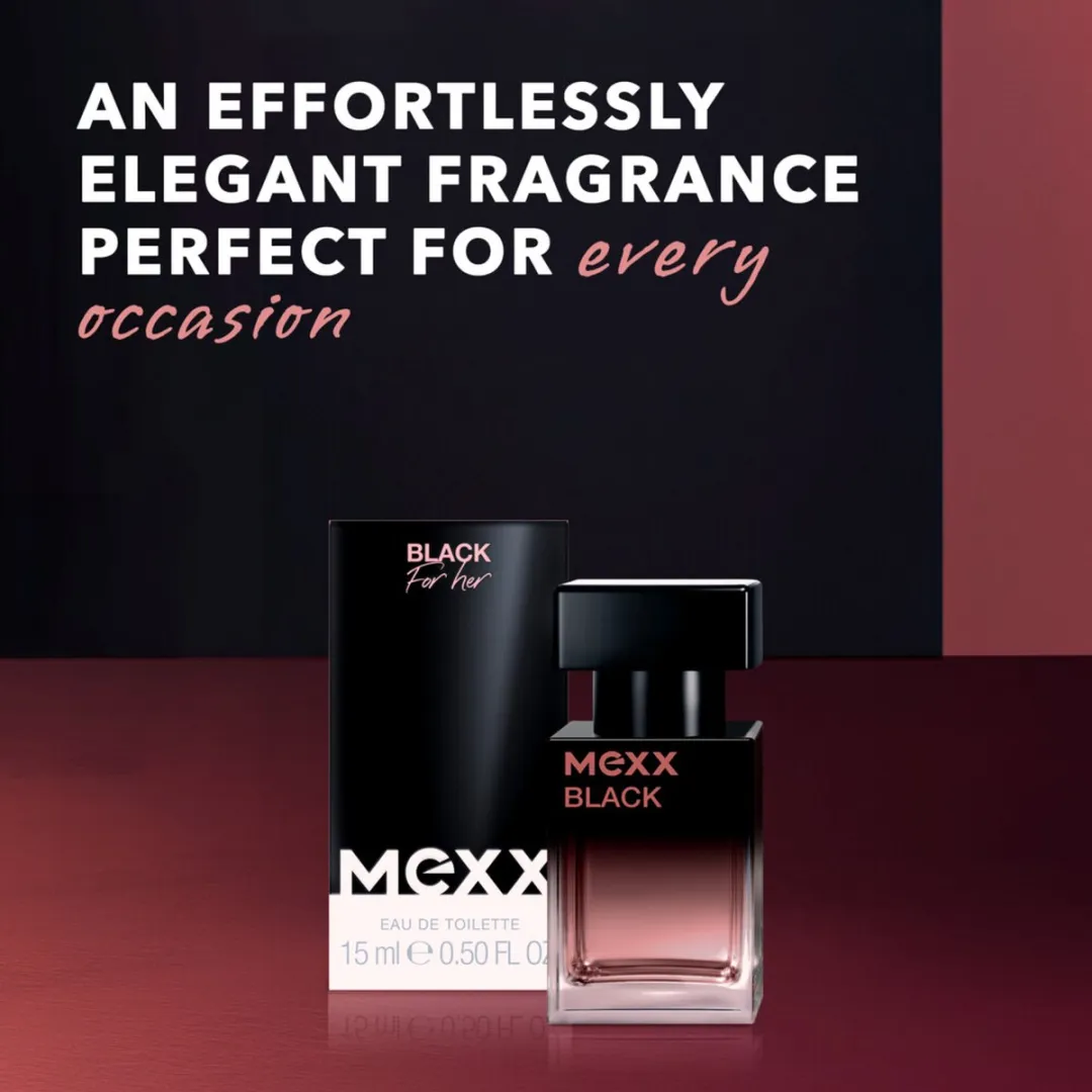 Mexx Black for Her Eau de Toilette 15ml