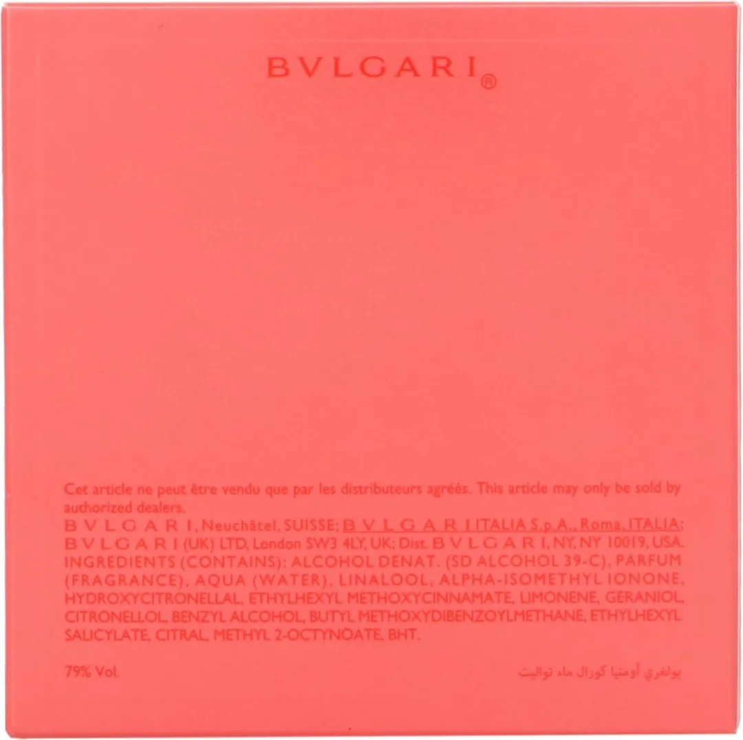 Bvlgari Omnia Coral Eau de Toilette 40ml