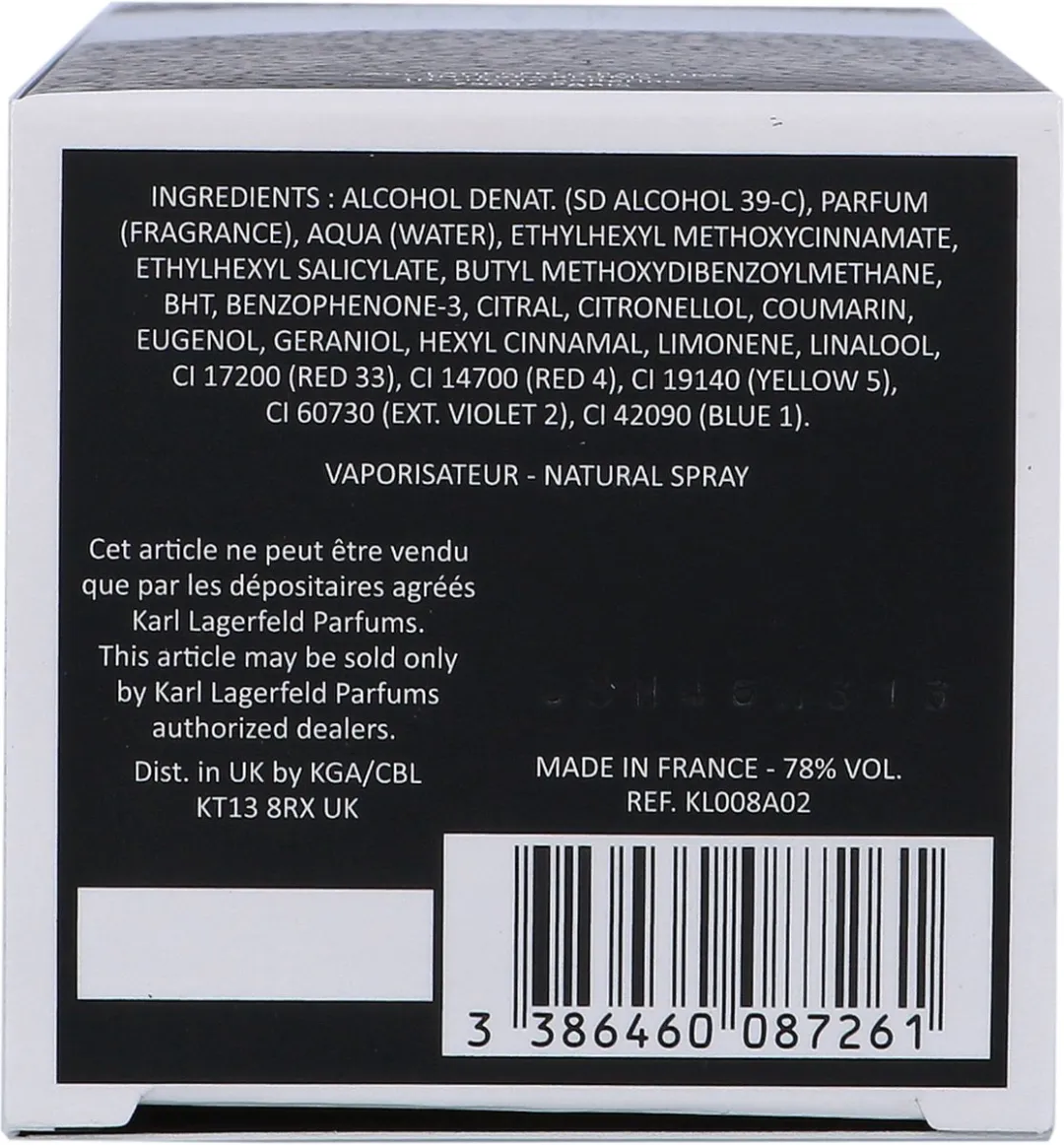 Karl Lagerfeld Bois De Vétiver Eau de Toilette 100ml - afbeelding 6 van 6