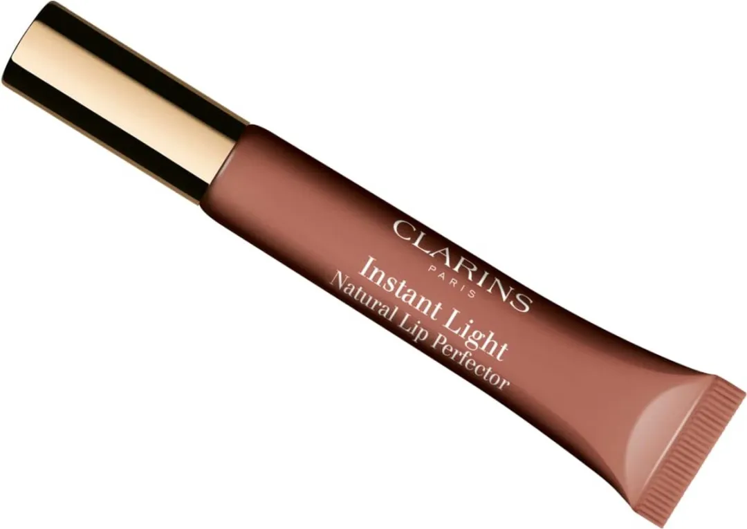Clarins Instant Light Natural Lip Perfector 06 Rosewood Shimmer - Lipgloss 12ml - afbeelding 6 van 6
