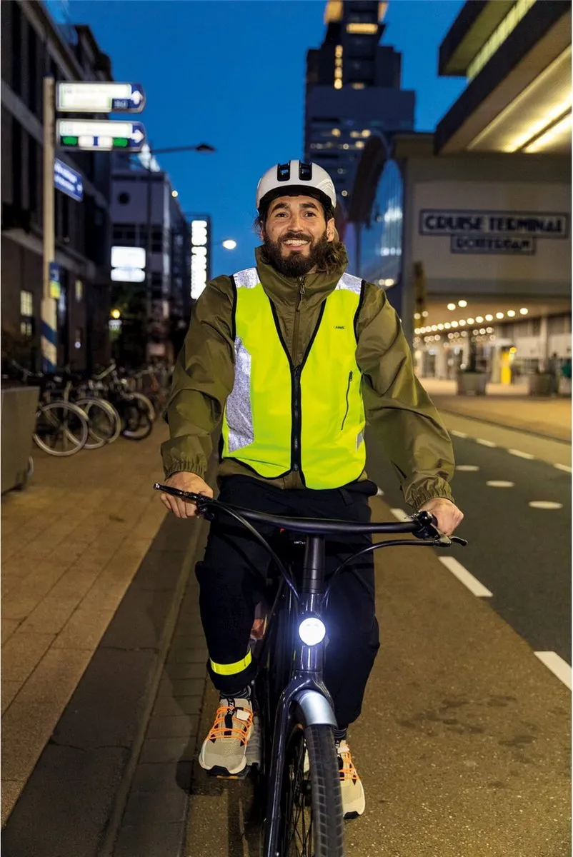 ABUS Hud-Y Fietshelm - M - Glanzend wit