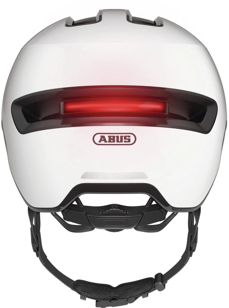 ABUS Hud-Y Fietshelm - M - Glanzend wit